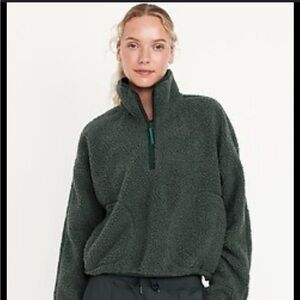 Old Navy Sherpa half zip